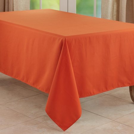 SARO 65 x 104 in. Casual Design Everyday Oblong Tablecloth, Pink 321.PM65104B